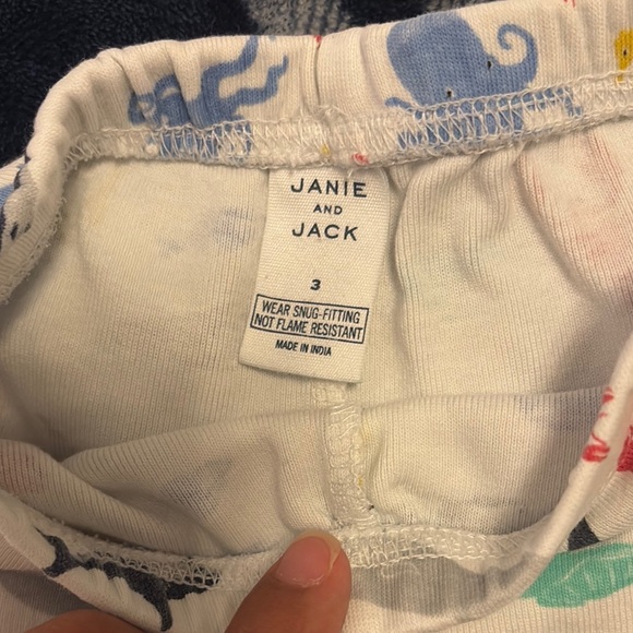 Janie & Jack Kid’s Sea Creature Print Pajama Set - Picture 5 of 5